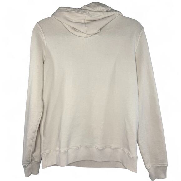 Hollister‎ Beige Logo Hoodie Sweatshirt Small Classic Y2K Preppy Cozy Pullover - Picture 2 of 9